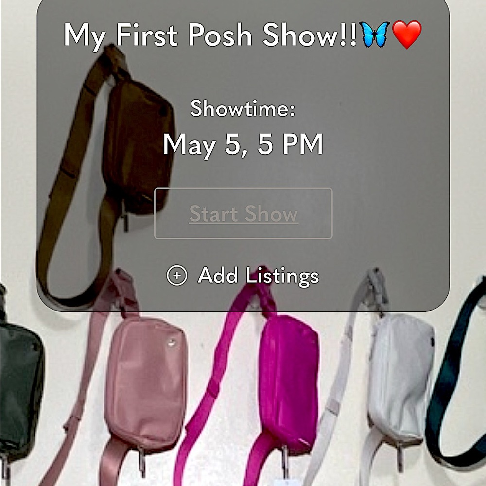 COPY - My Live Posh show!!🦋❤️😊 Please Share!!!
